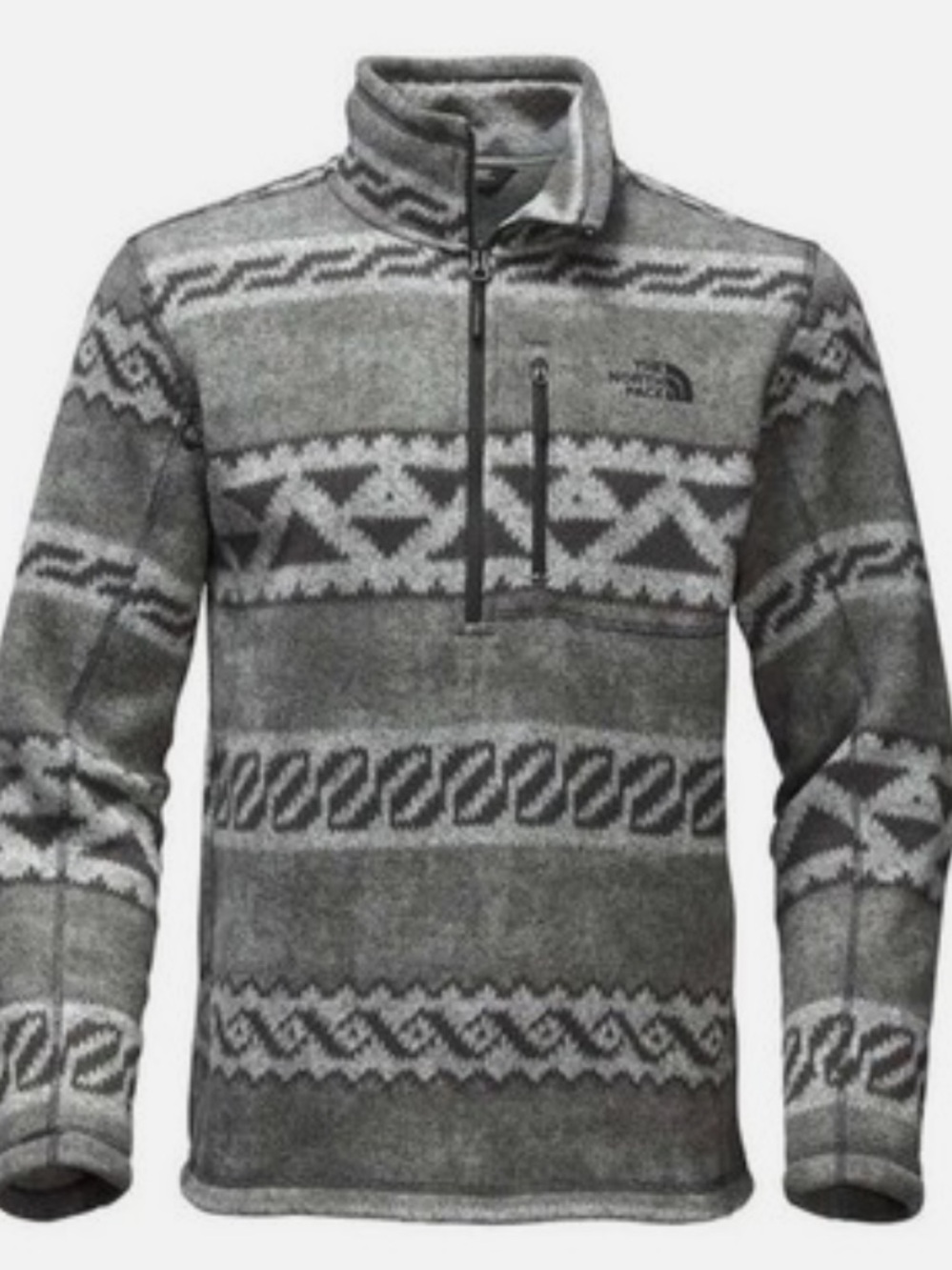Men’s The North Face Novelty Gordon Lyons 1/2 Zip in Monument Aztec Print Medium